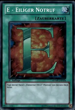 E - Emergency Call 1st Ed GERMAN Secret RYMP-DE024 Yu-Gi-Oh! - Image 1