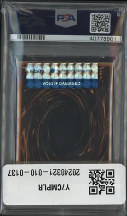 2002 Yu-Gi-Oh! Promo BPT Collector's Tins #008 Buster Blader PSA 10 GEM MINT - Image 2