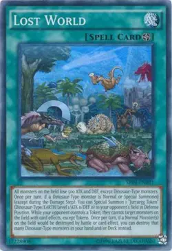Yugioh! LP Lost World - SR04-EN021 - Super Rare - Unlimited Edition Lightly Play - Image 1