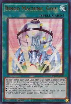Bingo Machine, Go!!! - RA02-EN062 - Ultra Rare - 1st Edition - Lightly Played - Image 1