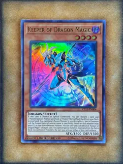 Yugioh Keeper of Dragon Magic CT15-EN004 Ultra Rare Limited Edition NM - Image 1