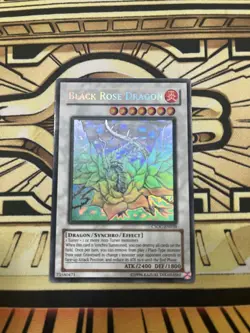 Black Rose Dragon (Ghost Rare) CSOC-EN039 Unlimited Edition - Image 1