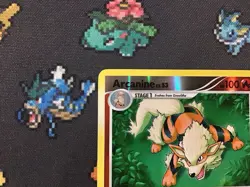 Pokemon TCG Arcanine 1/111 Rising Rivals Holo Card Pokemon Card (A3) - Image 2