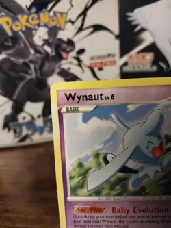 Pokemon - D&P Base Set - Wynaut 42/130 Rare HP/MP Card - Image 2