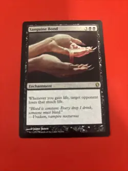 Sanguine Bond Commander 2013 Regular Photo Of Actual Card - Image 1