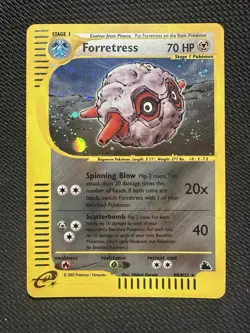 2003 Forretress H8/H32 Skyridge Holo Rare Pokemon Card LIGHTLY PLAYED - Image 1