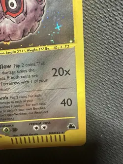 2003 Forretress H8/H32 Skyridge Holo Rare Pokemon Card LIGHTLY PLAYED - Image 2