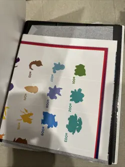 2023 151 Pokemon Scarlet and Violet Trading Card Binder Only NO Cards & POSTER - Image 2