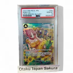 PSA 10 Rebecca SP OP05-091 SR Parallel Wings of Captain Japanese One Piece Card - Image 1