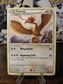 Pokemon - HGSS Unleashed - Fearow 15/95 Rare LP/NM Card - Image 1