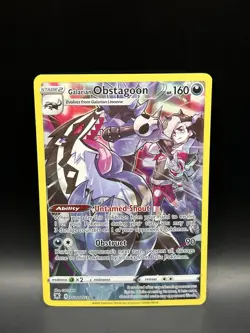 Galarian Obstagoon TG10/TG30 - Pokemon Astral Radiance Trainer Gallery Card - NM - Image 1