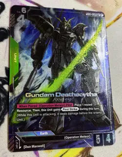 Gundam Card Game - Gundam Deathscythe - LR+ Alt Art GD01-025 English - Image 1