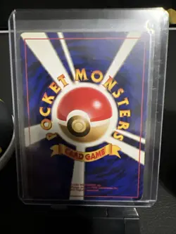 Hitmonchan No.107 Holo Base Set Pokemon Card Vintage Swirl Near Mint - Image 3