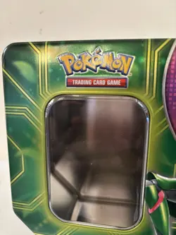 Poke’mon Green Empty Trading Card Game Tin - Image 2