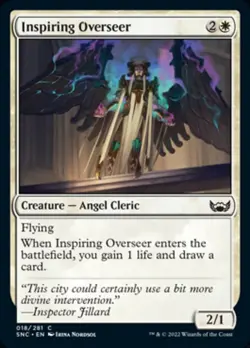 MTG Inspiring Overseer [Streets of New Capenna] Near Mint - Image 1