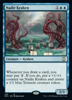 MTG Nadir Kraken [Streets of New Capenna Commander] Near Mint - Image 1