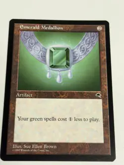 MTG Emerald Medallion Rare Tempest NM - Image 1