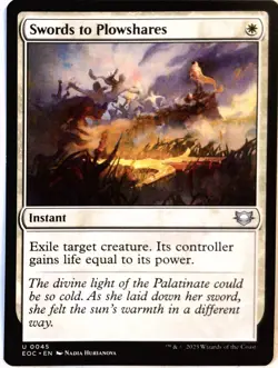 Swords to Plowsahres - Commander: Edge of Eternities - MTG - #45 - NM - Image 1