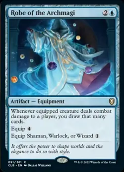 MTG Robe of the Archmagi [Commander Legends: Battle for Baldur's Gate] Near Min - Image 1