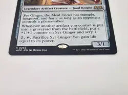 Syr Ginger, the Meal Ender - Near Mint English MTG Promo Pack: Wilds of Eldraine - Image 3