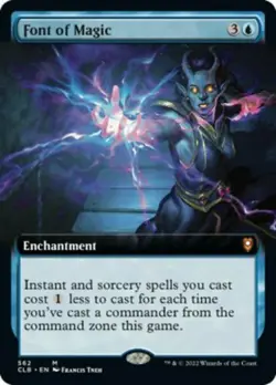 MTG Font of Magic (Extended Art) [Commander Legends: Battle for Baldur's Gate] - Image 1