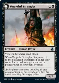 Vengeful Strangler / Strangling Grasp - Near Mint MTG Innistrad: Midnight Hunt - Image 1