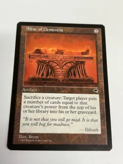Altar of Dementia Tempest MTG Magic the Gathering NM - Image 1