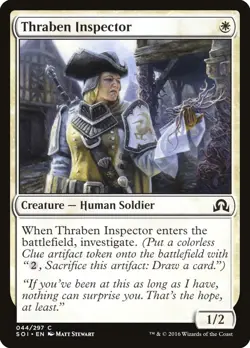 MTG Thraben Inspector [Shadows over Innistrad] Near Mint - Image 1