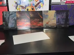 MAGIC MTG UNFINITY BORDERLESS PLANETARY GALAXY FOIL BASIC LAND SET Pack Fresh - Image 3