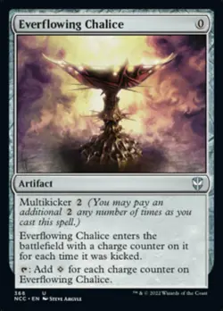 MTG Everflowing Chalice [Streets of New Capenna Commander] Near Mint - Image 1