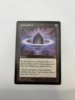 Lotus Petal Tempest 1997 Near Mint MTG Magic The Gathering Illus. April Lee - Image 5