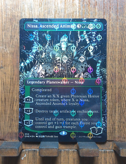 FOIL - MTG Nissa, Ascended Animist Phyrexia: (Step-and-Compleat FOIL) NM Top - Image 2