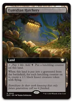Eumidian Hatchery (Extended Art) #40 (NM) Edge of Eternities EOC Magic MTG - Image 1