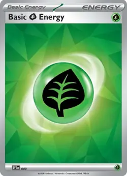 SVE Basic Grass Energy 009 Prismatic Evolution Pokemon TCG - Image 1