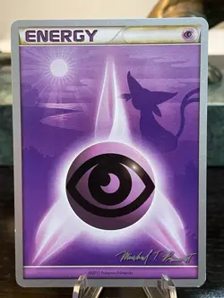Espeon Art HGSS Psychic Energy LP 2010 World Championships Pokemon Deck Promo - Image 1