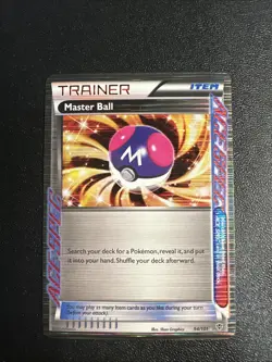 1x Master Ball - 94/101 - Holo Rare Moderately Played Pokemon BW - Plasma Blast - Image 1