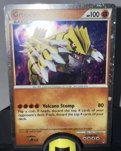 NM - Pokemon TCG - Groudon (Shiny) SL4 Call of Legends Holo - Image 1