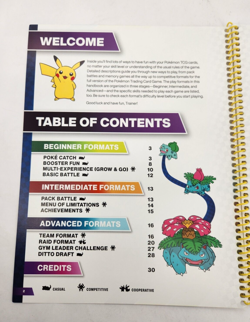 Pokemon TCG League Alternative Play Handbook Gym Leader Store Promo - Image 3