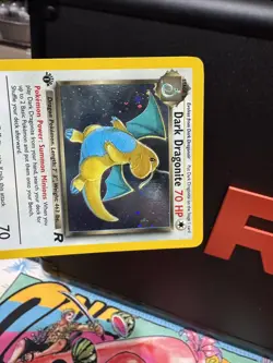 Pokemon TCG Team Rocket Set Dark Dragonite 5/82 Rare Holo 1st Edition LP - Image 5