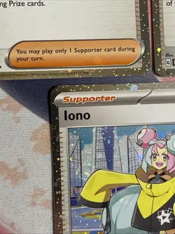 3x Iono | 185/193 | Cosmos Holo Promo | Pokemon Iono Premium Collection - Image 3