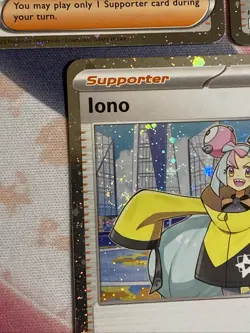 3x Iono | 185/193 | Cosmos Holo Promo | Pokemon Iono Premium Collection - Image 4