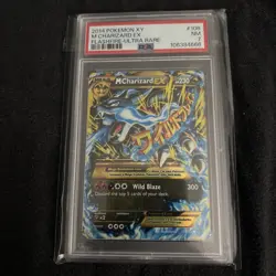 Pokemon TCG M Charizard EX Secret Rare 108/106 - PSA 7 - Flashfire - Image 1