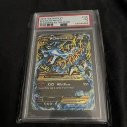 Pokemon TCG M Charizard EX Secret Rare 108/106 - PSA 7 - Flashfire - Image 2