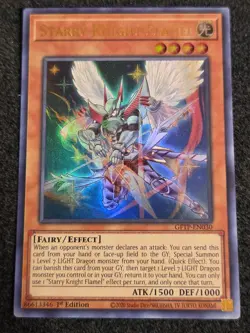 Yugioh! Starry Knight Flamel - GFTP-EN030 - Ultra Rare - 1st Edition Near Mint, - Image 1