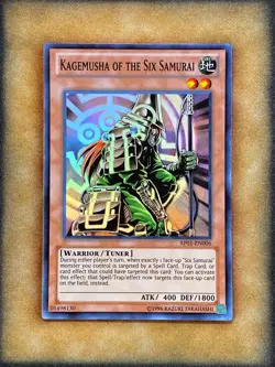 Yugioh Kagemusha of the Six Samurai AP01-EN006 Super Rare NM - Image 1