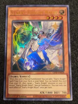 Starry Knight Rayel GFTP-EN028 Ultra Rare 1st NM - Yugioh - Image 1