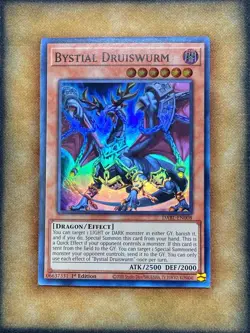 Yugioh Bystial Druiswurm DABL-EN008 Super Rare 1st Ed NM - Image 1
