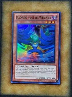 Yugioh Blackwing - Gale The Whirlwind AP04-EN004 Super Rare LP - Image 1