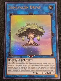 Yugioh! TCG Sunavalon Dryas Ghosts From the Past GFTP-EN018 1st Ed Ultra Rare NM - Image 1