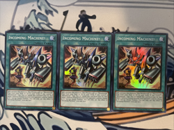 Yugioh Incoming Machine! x3 Super Rare ROTA-EN050 Near Mint - Image 1